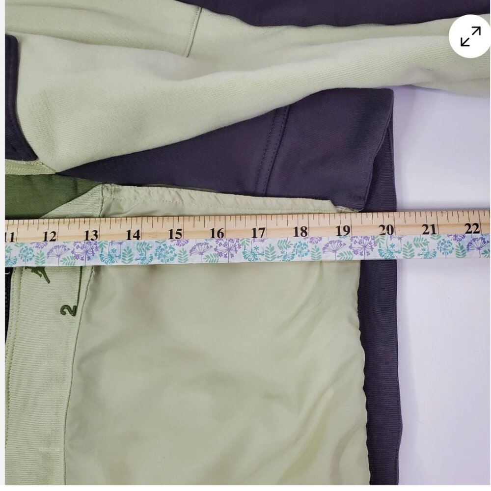 SMALL JORDAN JUMPMAN 23 FLEECE SWEATSHIRT PULLOVER--GREEN GREY - Picture 13 of 14